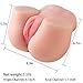 Male Masturbator, Pussy Ass 3D Masturbator Sexy Curves Male Sex Toy Tight Virgin Anus Butt with Lifelike Labia Doggy Style Masturbation for Man Orgasm 7.4 * 7.8 * 5.1 inchesthumb 3