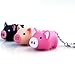 HI-BOOM Oink Piggy Light & Sound LED Keychains - 3 Pack