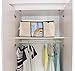 MISSLO Pack 2 Folding Breathable Jumbo Storage Bag for Comforter, Large Blanket Storage, Clothes Closet Organizer (Beige)