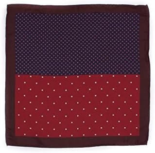 mini paisley and red white dots