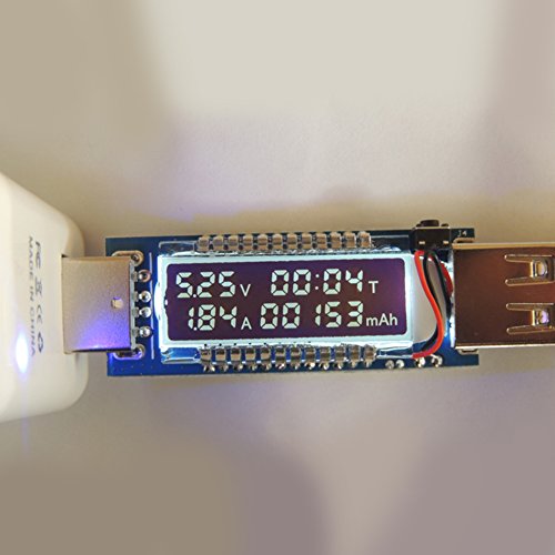 Accreate Multi-function USB Phone Charger HD Display Digital Voltmeter Detector Power Ammeter Measurement Tool - Thumbnail 3