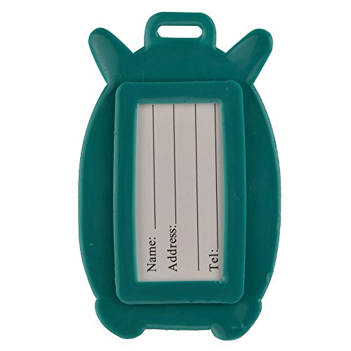 Unique Luggage Tag Travel Suitcase Bag Identify Label with Steel Loop (Squirrel-3Pack)