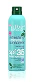 Alba Botanica Herbal Fresh Spray Refreshing Mineral SPF 35 Sunscreen, 6 oz.