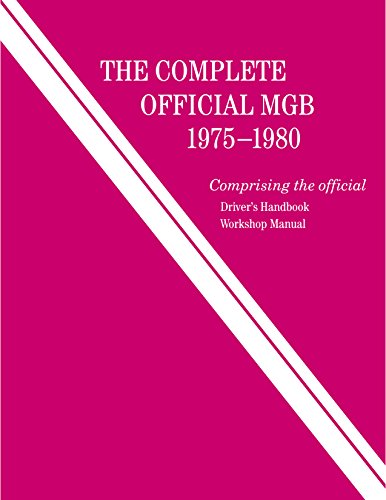 B.O.O.K The Complete Official MGB: 1975-1980<br />P.P.T