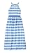 Gymboree Girls' Big Blue Green Stripe Maxi Dress