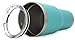 Simple Modern 30oz Cruiser Tumbler - Vacuum Insulated Double Wall Coffee & Tea Cup - Travel Mug 18/8 Stainless Steel Thermos Teal - Caribbean