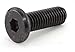 M5 15mm Length Low Profile Hex Socket Machine Screws (Pack of 50)