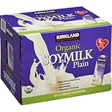 Kirkland Signature Organic Soymilk Plain 12 X 32 Oz