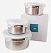 Steelware Snap Seal Leak-proof Stainless Steel Food Storage and Lunch Containers (Set of 3)