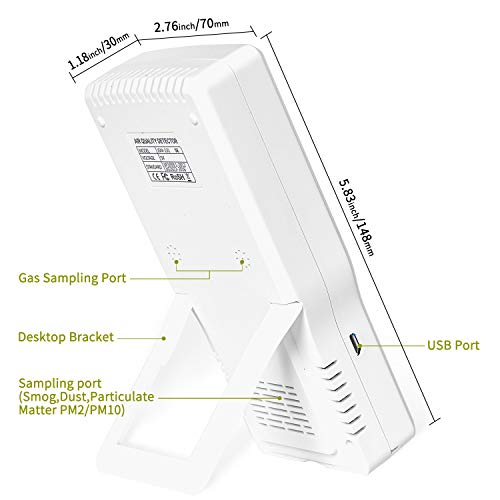 Air Quality Monitor Sherry Indoor Air Quality Monitor for CO2