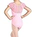 BHL Girls Dance Leotard 3-12 Years Lace Short Sleeve