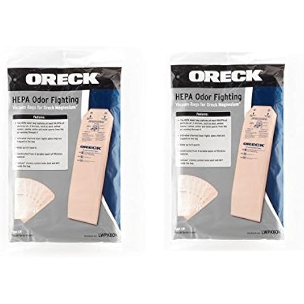 Oreck HEPA Vacuum Bags for Magnesium 