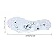 Therapy Insoles,Breathable Magnetic Massage Insoles Orthotic Fight Against Plantar Fasciitis Relieve Feet Pain for Women, Men, Youth and Elder (Transparent)