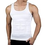 DRSKIN Mens Slimming Body Shaper Vest Abdomen Slim Shirt, Compression Tank for Men (WAI-TA WH02, M)