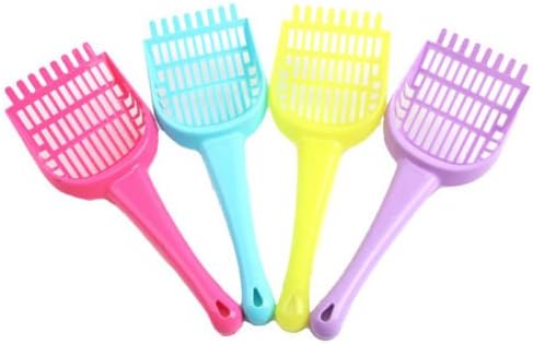 Colorful Pet Dog Cat Litter Scoop Sand Waste Cleaning Tool Puppy Scooper Clean Up Pet Products Chrome Plated Litter Scoop