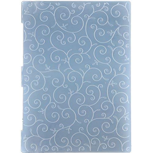 Kwan Crafts A4 Size Leaves Sprout Plastic Embossing Folders for Card Making Scrapbooking and Other Paper Crafts 29.7x21cm
