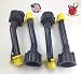 4 - Mr. Yellow Cap Fuel Gas Can Jug Spouts Nozzles, Rings & Caps, replaces Blitz 900302 900092 900094 Old Style - Please Read Description Thoroughly Before Ordering! Thank You
