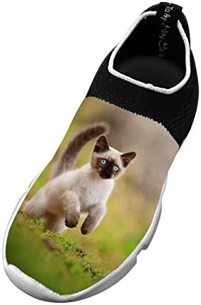 Jump Cat Flyknit Shoes Light Sports Sneakers Running Shoes For Kids