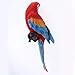 Fityle Life Size Colorful Parrot Sculpture Modern Yard Garden Zoo Ornament Decor