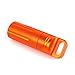 ALTTIMERY Outdoor Waterproof Capsule Seal Bottle Holder Case Container Dry Box Survival EDC Tool (Orange)