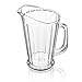 New Star Foodservice 46144 Polycarbonate Plastic Tapered Style Restaurant Water Pitcher, 60-Ounce, Clear