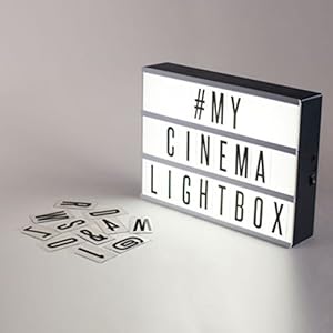 Light Box letters Light Up Your Life A4 Size Cinematic: Amazon.co.uk ...