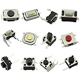 DaFuRui 120pcs 12 Values Tactile Push Button Switch