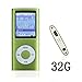 G.G.Martinsen 32 GB Mini Usb Port Slim Small Multi-lingual Selection 1.78 LCD Portable Mp3/Mp4, Mp3Player , Mp4Player , Video Player , Music Player , Media Player , Video player ,Audio player With Photo Viewer , E-book Reader , Voice Recorder, Games & Movie- Green