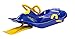 Lucky Bums Plastic Racer Sled, 40-Inch, Blue/Yellow