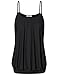Womens Tank Tops,Youtalia Long Camisoles For Women Summer Casual Comfy Cami Shirt,Black/M