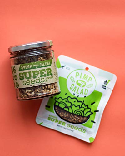PIMP MY SALAD Vegan Superfood Seeds | Keto, Gluten Free, Paleo, Dairy Free | Crunchy Meal & Salad Toppings Made with Whole Food Ingredients | 12 Single Serve Packets - Thumbnail 7