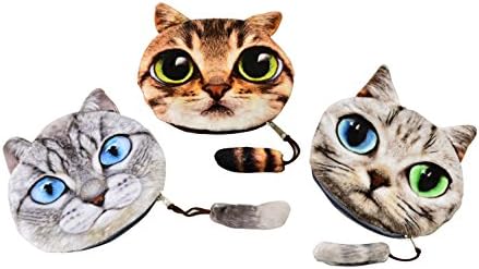 Cute Cat Face Zipper Coin Purse Money Wallet Handbag by Our Pet Stuff
