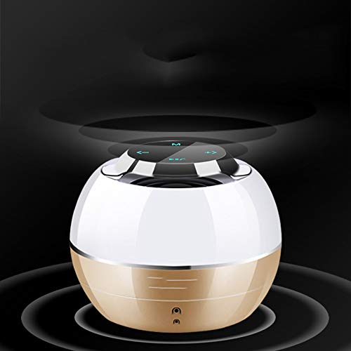 Byx- Bluetooth Speaker - Wireless Handsfree Bluetooth Speaker Mini Speaker Colorful Light Computer Small Speaker Subwoofer Portable Card Cannon/80X65X65MM//1(in= 25.4(mm) Speaker (Color : C)