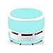 iDili Portable Mini Vacuum Cleaner, Handheld Cordless Tabletop Crumb Sweeper Desktop Vacuum Cleaner for Home, Office, Cars, Pet Hairs, Battery Operated (Blue)