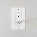 Legrand - OnQ 2 Port Decorator Outlet Strap, High-Quality, High-Impact, Flame-Retardant Plastic Wallplate, White, 1 Count, WP3412WH