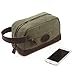 S-ZONE Mens Travel Case Dopp Kit Small Shaving Toiletry Bag Makeup Organizer Insert