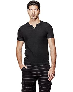 Men's Ricky Slub Slit Henley