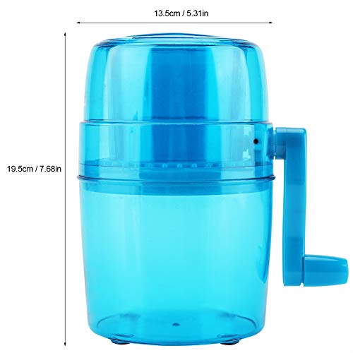 Asixx Eiscrusher, 1.1L Ice Crusher Handbuch, Ice Chopper Machine mit Handkurbel Ice Chopper Maker für Cocktails – Bild 6