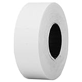10 Rolls 10000 Pieces of White Price Label Paper for Mx-5500 Price Gun Labeller