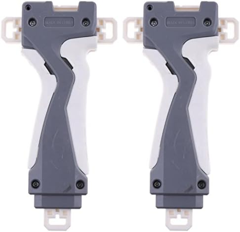 CuteBoy 2 PCS Bey Burst Launcher Grip/B-11/Compatible With String Ripcord BeyLauncher White-Grey