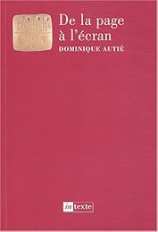 De la page à l'écran
