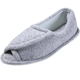 Women's Clinic Comfort Terry Cloth Slippers - Grey