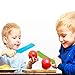 JOVITEC 10 Pieces Kid Knife Plastic Kids Safe Knives for Real Cooking, Nylon Children Toddler Cooking Kitchen Set Bulk for Bread, Lettuce and Salad