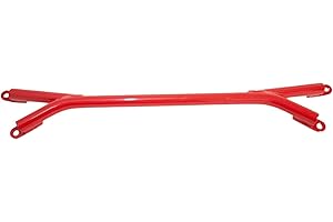 Gazoz Performance Aluminum Red Front Brace Bar | Aesthetic Design strut brace | Improve Handling | Automotive Exterior Accessories | High Performance front bar | Compatible with Subaru WRX & STI