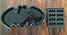 Batman Logo Silicone Birthday Cake Pan Chocolate Candy Mold Ice Tray set of 2 molds