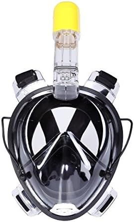 Full Face Snorkel Mask 180° View by Adventure Champions | Easy Breath, Anti-fog Anti-leak, GoPro Compatible + Effortlessly Explore Underwater + Summer 2017 Model