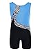 Ephex Girls' One-piece Sparkle Dancing Gymnastics Athletic Biketards Leotard 2-12Y
