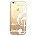 6 Case, iPhone 6 Case -LUOLNH When Words Fail Music Speaks quotes love hope Clear Pattern Premium ULTRA SLIM Hard Cover for iPhone 6 (4.7)