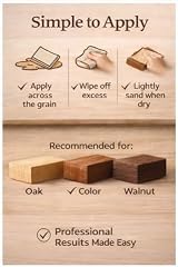 RUSTINS Grain Filler 230g Natural Wood Furniture Restoration Smooth Finish view 5