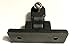 Vaughan Bros 180 Degree Bimini Universal Deck Hinge, Black Nylon, 1 Pair